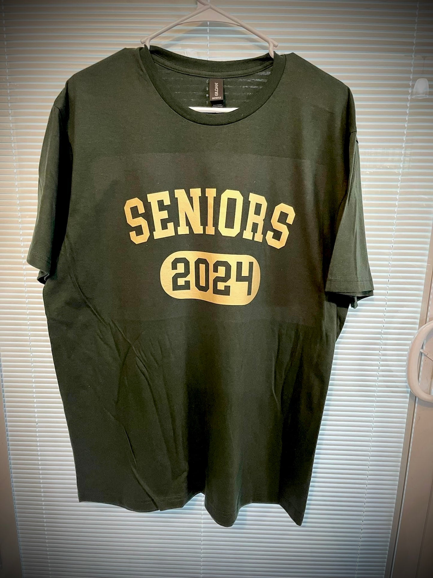 Gildan soft style 100% cotton shirts dark green sizes Small - 3XL