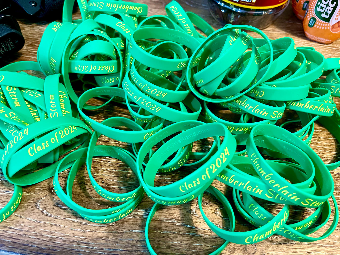 Class of 2024 wrist bands