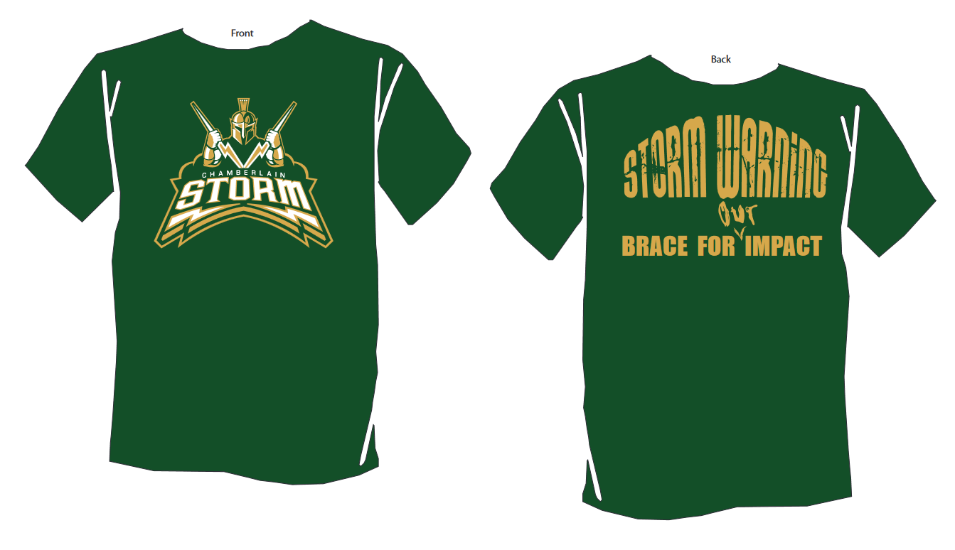JUST ARRIVED! Chamberlain Storm T-Shirts – CHS Storm Store